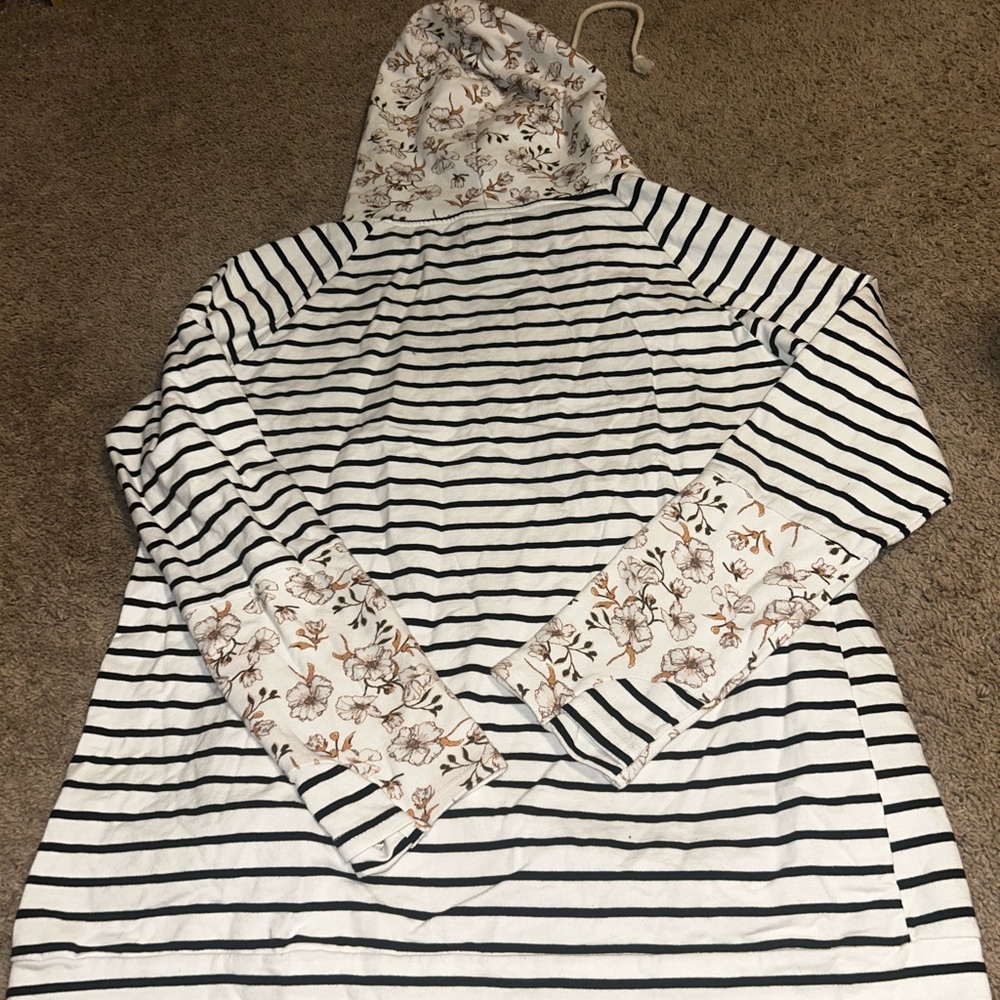 Ampersand Avenue Doublehood™ Sweatshirt - Bare With Me size XXXL - Picture 6 of 6